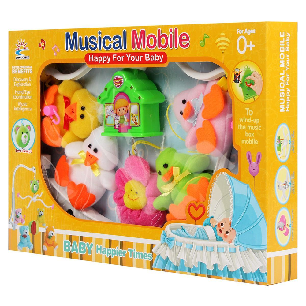 Карусель муз.для новорожденных, коробка DC015-2