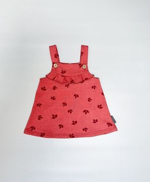 Сарафан из футера, Терракотовый