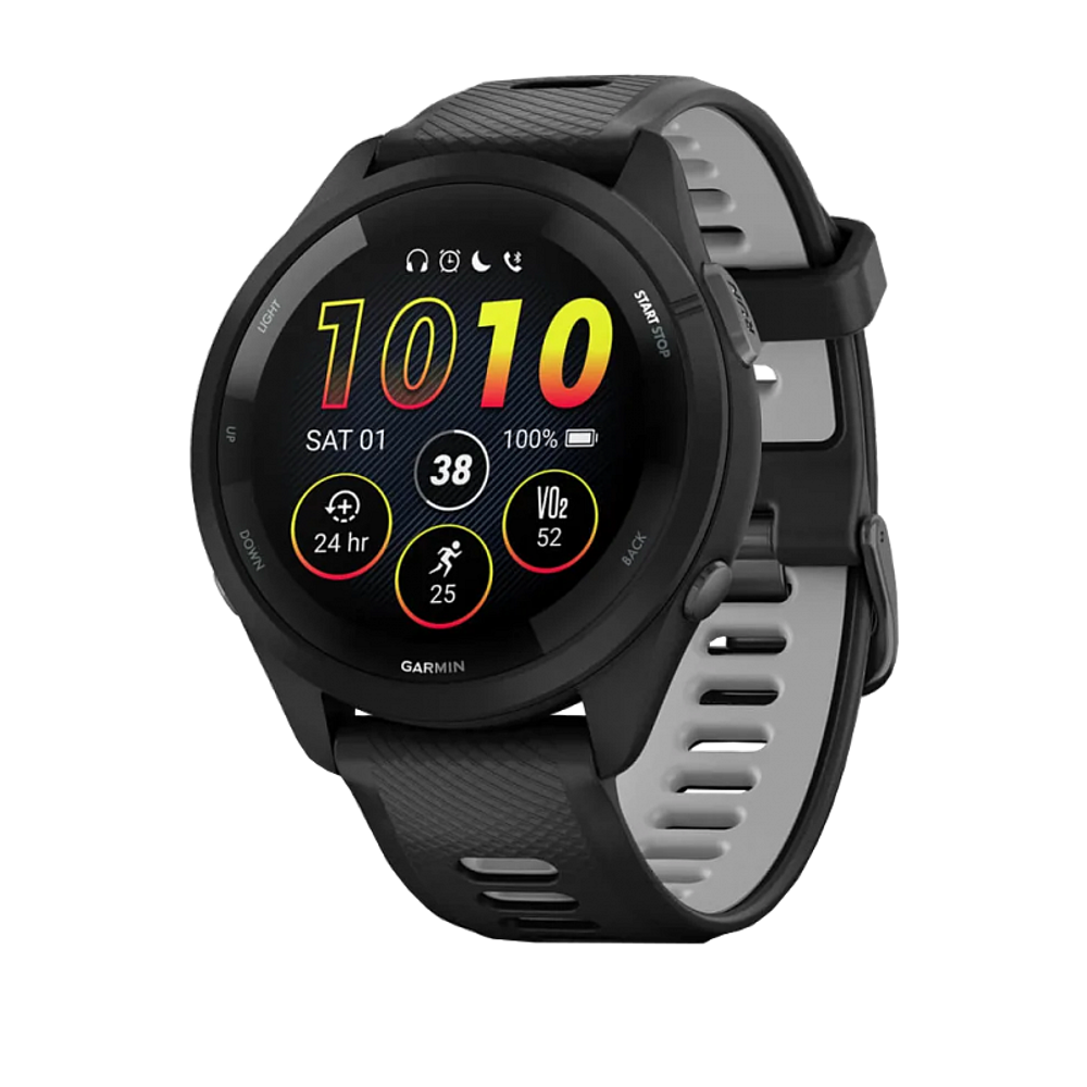 Смарт-часы GARMIN Forerunner 265 Amoled Черный корпус с черным ремешком (010-02810-10)