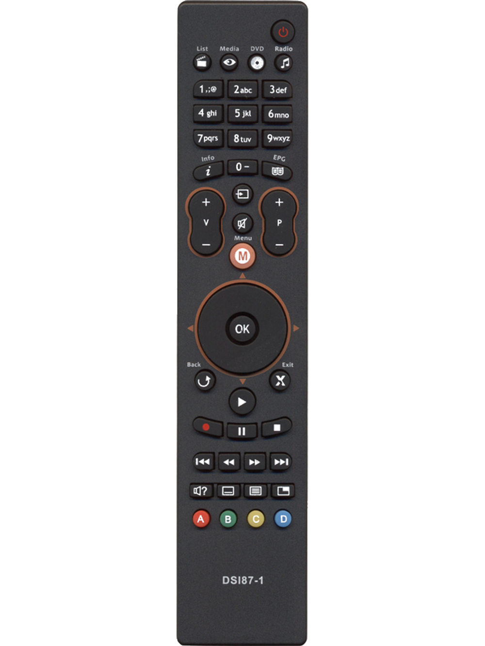 Пульт Sagemcom DSI87-1 HD (DSI74 HD)(187-1HD) HOB629