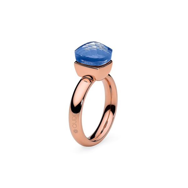 Кольцо Qudo Firenze light sapphire 16.5 мм 611016/16.5 BL/RG размер 16,5