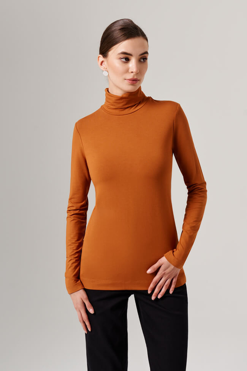 23162 Водолазка женская (медный)