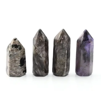 Кристалл из чароита "Карандаш" 15*15*45мм, 17-19г