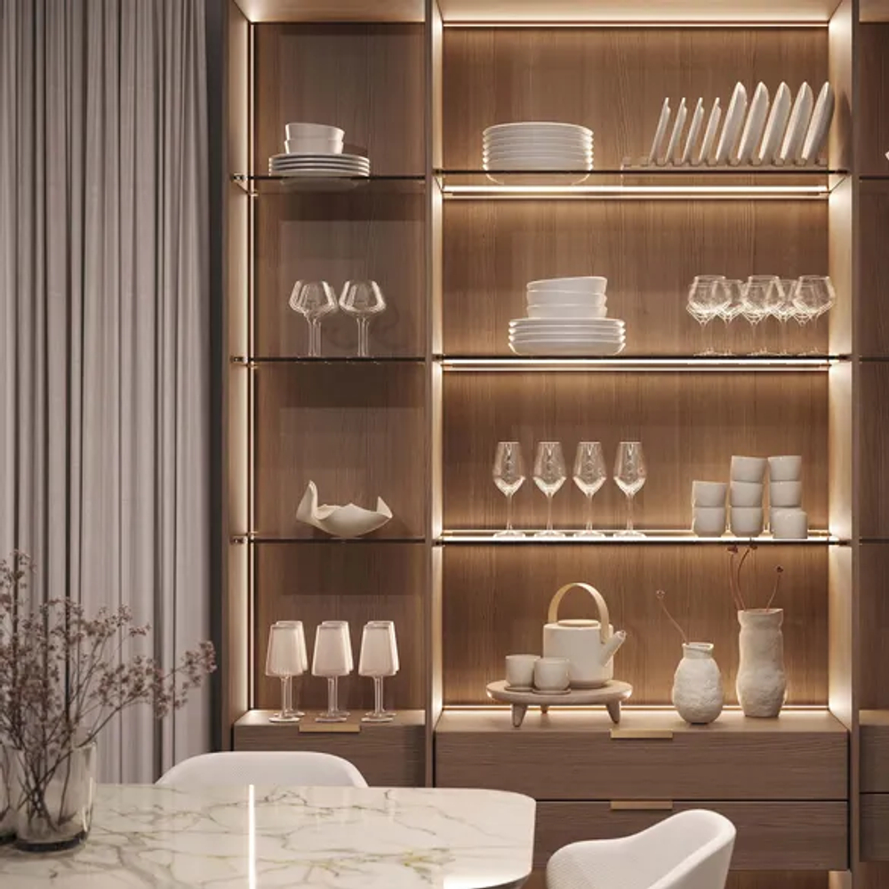 Профиль c экраном SL-KANT-H10-SQUARE-2000 CHAMPAGNE GOLD (Arlight, Алюминий+пластик) 055320