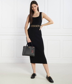 Кожаная сумка-трапеция Robinson TORY BURCH - черный(143194)