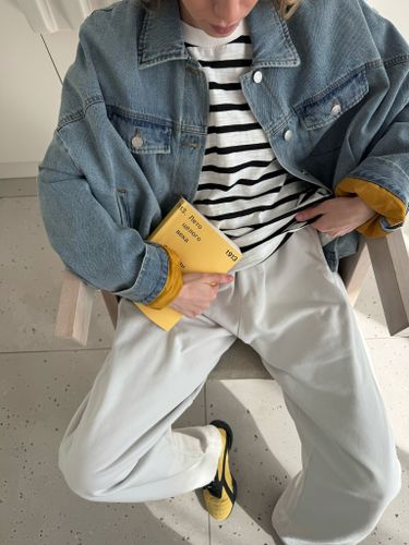 Светло-серые хлопковые джоггеры