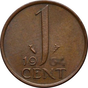1 цент 1950-1980 Нидерланды