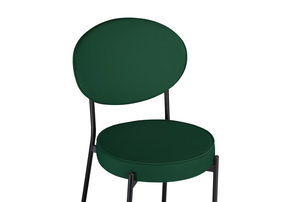 Стул на металлокаркасе Ройс зеленый / черный