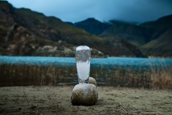 Киоко Ваза Стеклянная 13.5х11х32.5см