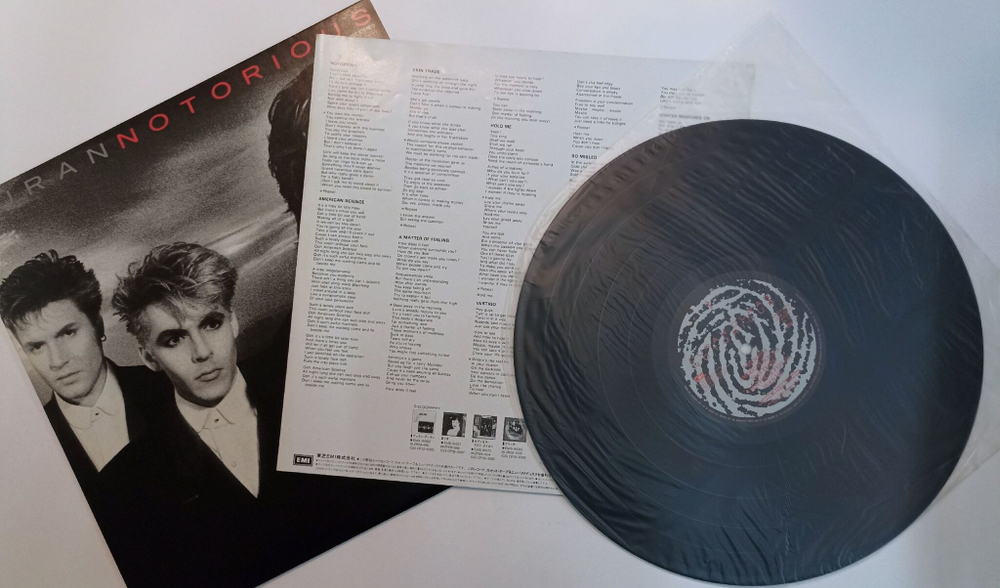 Винтажная виниловая пластинка LP Duran Duran Notorious (Japan 1986)