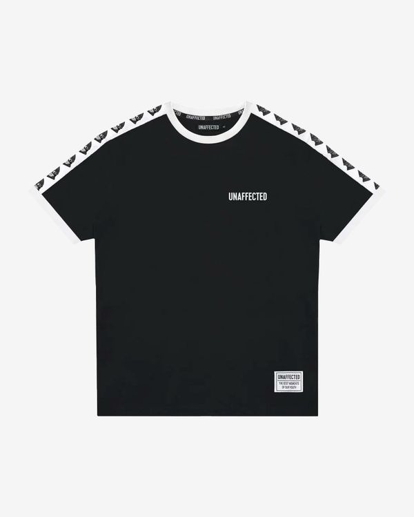 Футболка с лампасами Черная - фото 1