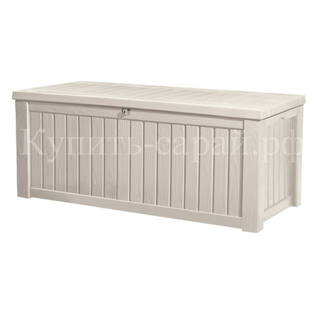 Пластиковый сундук Keter Rockwood 570 л cream