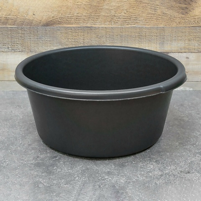 Контейнер строительный 13л круглый (черный)