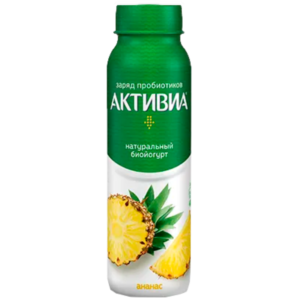 Биойогурт Активиа питьевая ананас 270 гр