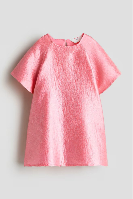 H&M Жаккардовое платье, розовый