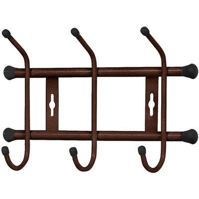 Вешалка настенная 28,5*18*6,7см медный антик ВН3/А