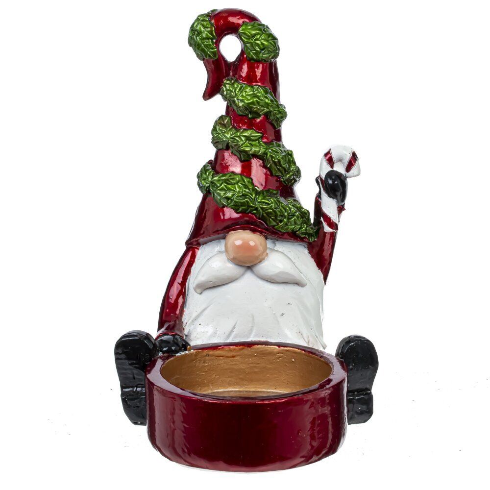 GAEM Подсвечник "Ангел/Дед Мороз/Снеговик/Гном" (D свечи 4,5 см), L7 W7 H11 см, 4в.