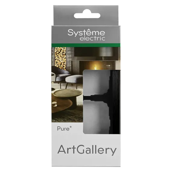 Рамка 2-м ArtGallery Pure метал. оникс SE GAL312302