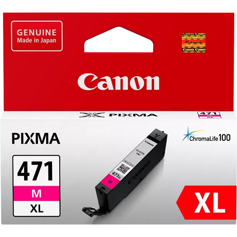 Картридж CANON CLI-471XL M для MG5740/MG6840/MG7740/TS6040/TS8040/TS9040 пурпурный