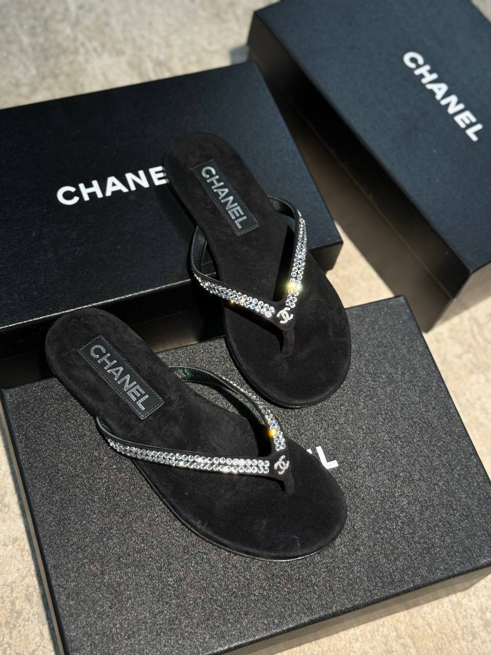 Шлепанцы CHANEL