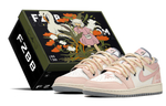 Jordan Air Jordan 1 Low FZBB Low top Vintage Basketball Shoes GS Pink