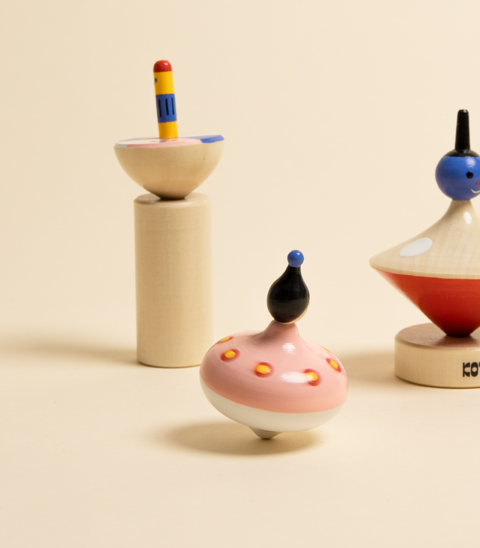 Набор – Семья волчков | Kotok toys