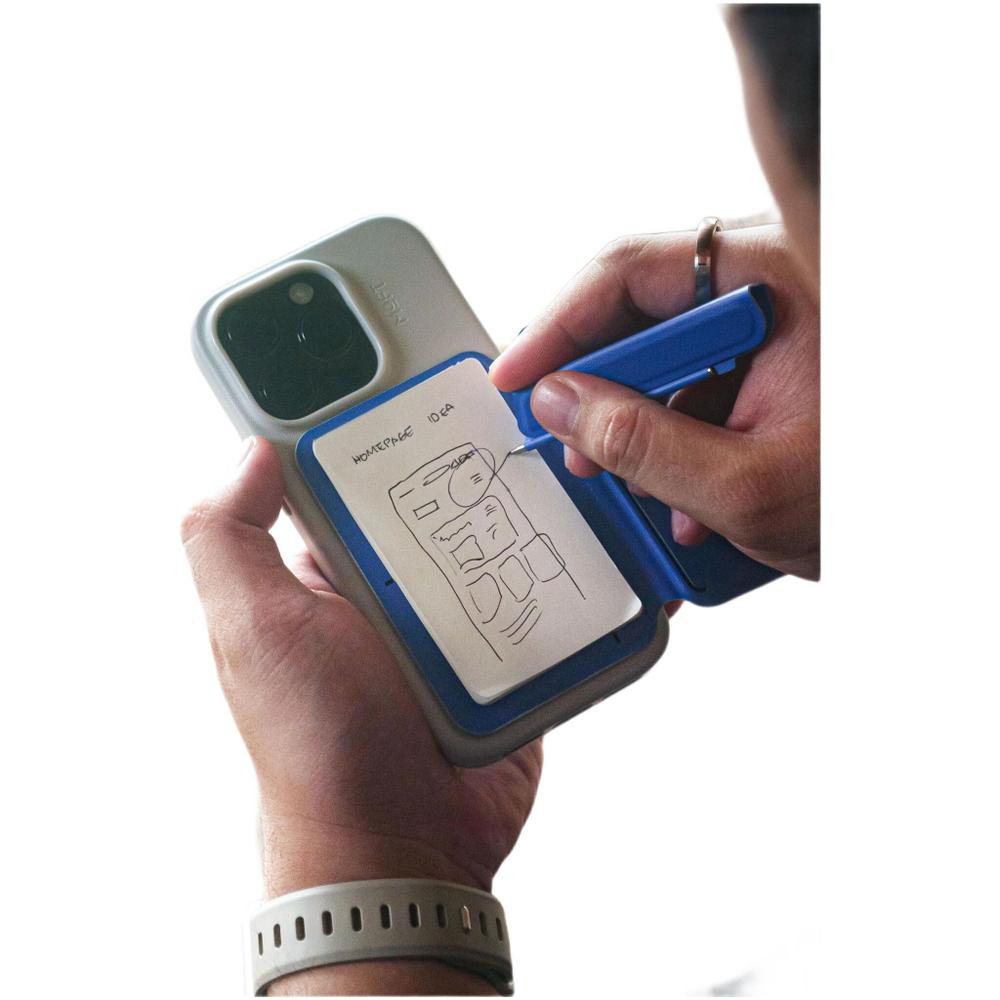 Магнитная подставка с записной книжкой MOFT Snap Flow Notepad Stand l Раскладной l Белый