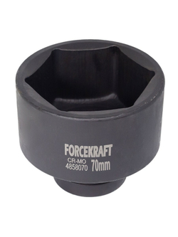 Головка ударная 1'', 70мм (6гр.) FORCEKRAFT FK-4858070