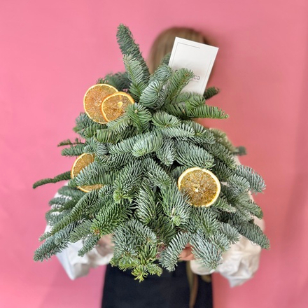 Елка новогодняя с апельсинами 181220252