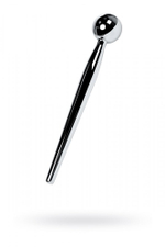 Уретральный плаг Toyfa Metal с ограничителем-шариком серебряный 9,5 см