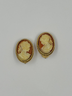 Клипсы с камеями