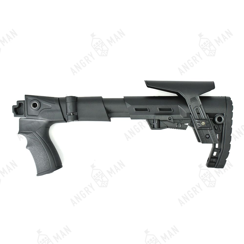 Комплект: Телескопический складной приклад на охотничью Сайгу, Alpha, K.Arma