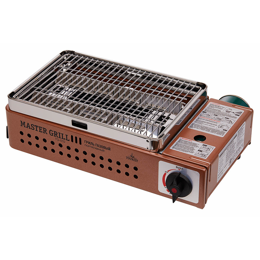 Гриль газовый портативный MASTER GRILL (TG-010), «Tourist»