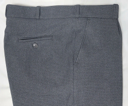 Брюки мужские классические зимние клетка серая 52