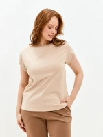 Футболка оверсайз с рукавами крылышками