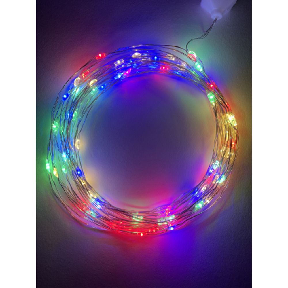 ENIN -10NM ЭРА Гирлянда LED Нить 10 м мультиколор 220V | Гирлянды