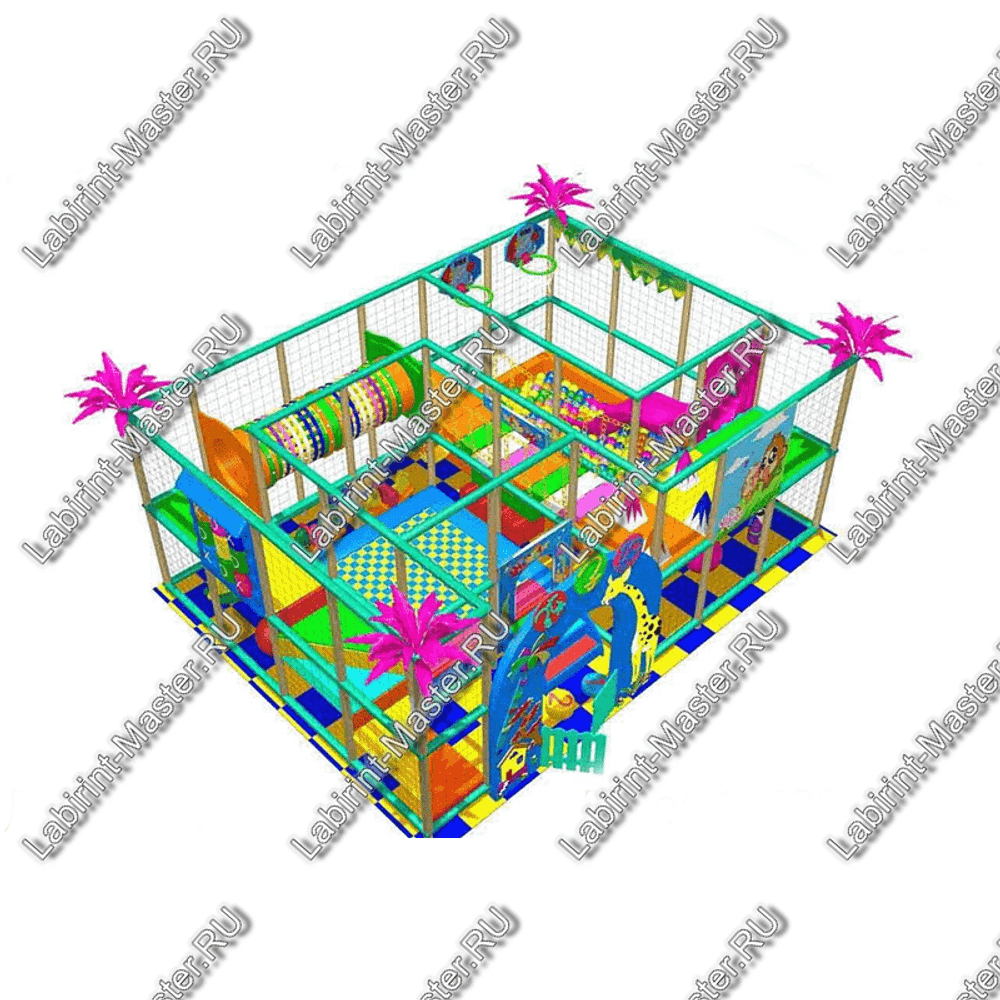 Детский игровой лабиринт "Дорога по радуге"