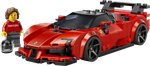 Конструктор Лего Спид Чемпионс Феррари SF90 XX Stradale 77254 | LEGO Speed Champions Ferrari Sports Car  339 деталей 9+