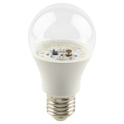 Фитолампа для растений светодиодная ЭРА GREEN LINE ФИТО А60-15W-PFR-E27-GR полного спектра 15 Вт Е27 | Фитолампы Е27