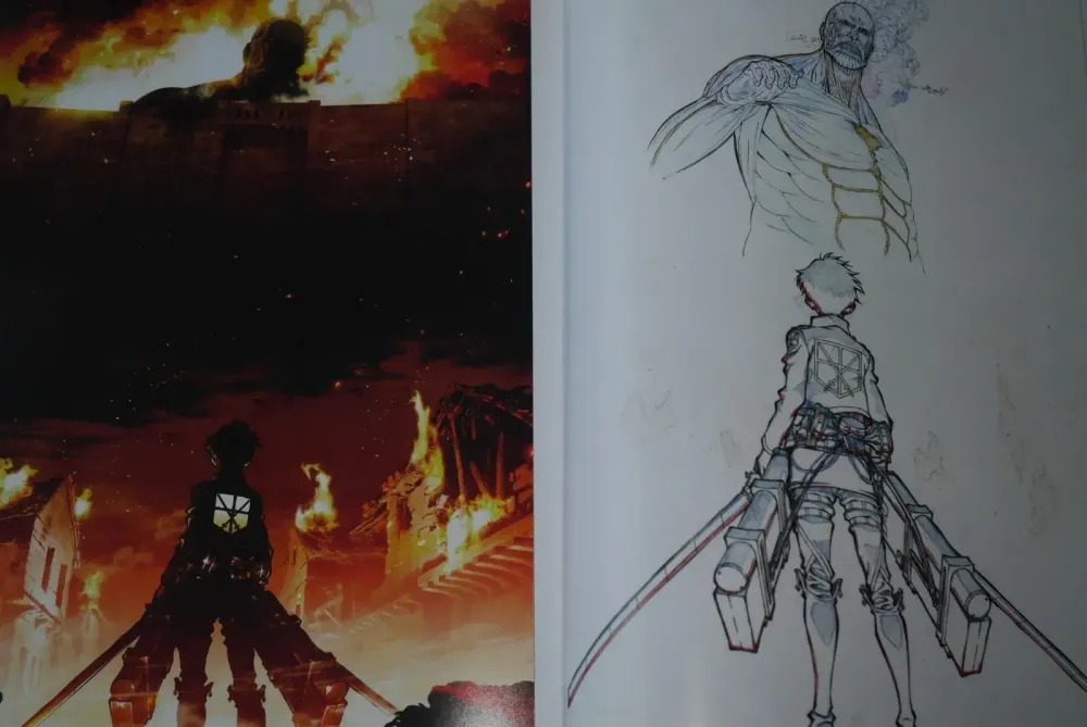 Артбук Shingeki no Kyojin 1 Drawing for Animation From Attack on Titan