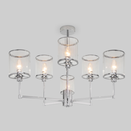 Умная потолочная люстра 60144/6 хром