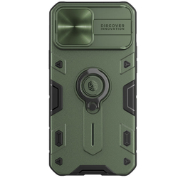 Противоударный чехол с кольцом и защитой камеры Nillkin CamShield Armor Case для iPhone 13 Pro Max