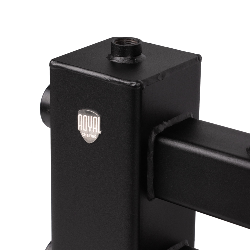 Блок коллекторный Royal Thermo на 3 (4) выхода (сверху/сбоку) стрелка 60 кВт, с кронштейнами