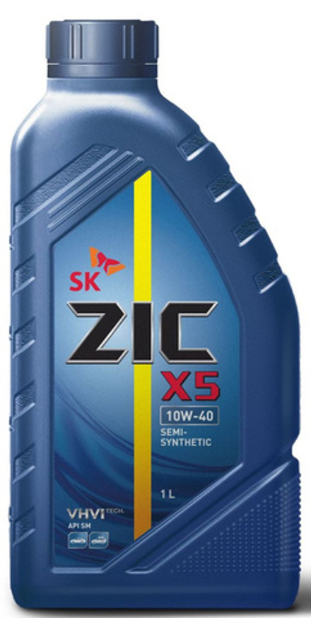 Моторное масло ZIC X5 10w40 1л полусинтетика