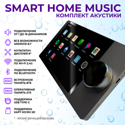 Комплект влагостойкой акустики SMART HOME MUSIC - Visaton 1