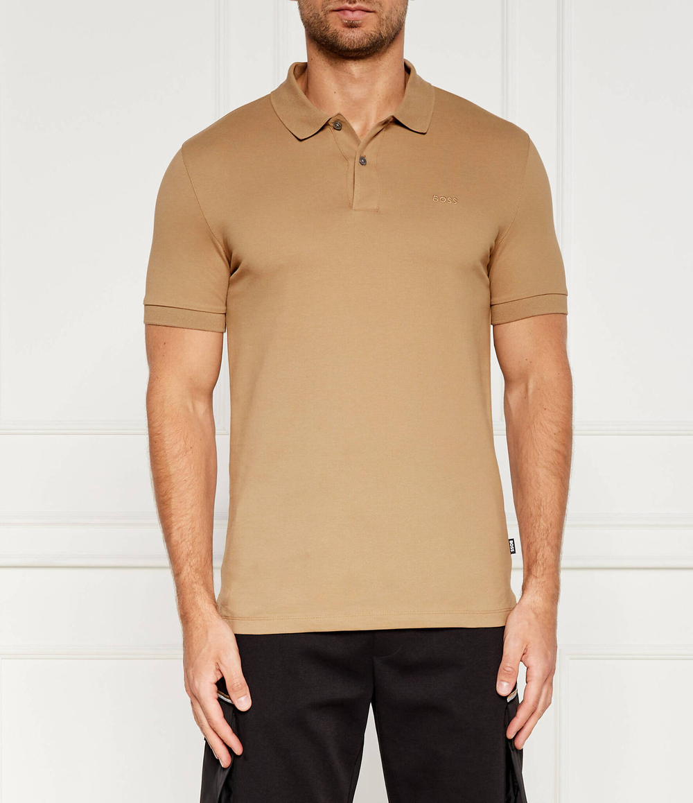 Поло Pallas BOSS BLACK - светло-коричневый(50468301)