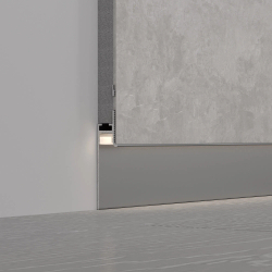 Профиль PLINTUS-FANTOM-H35-2000 ANOD (Arlight, Алюминий) 048687