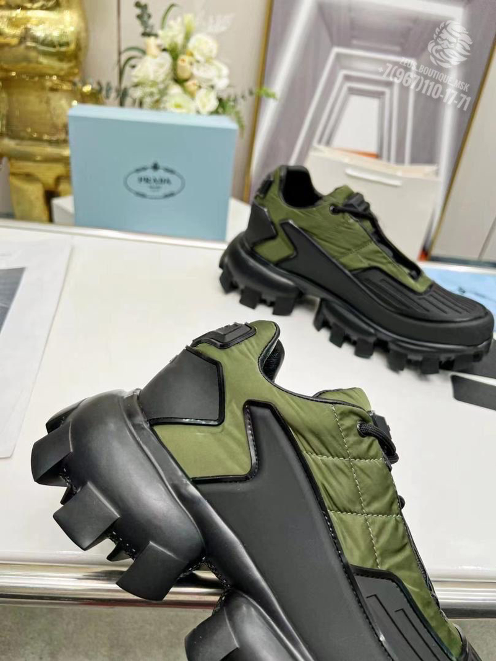 Кроссовки Prada
