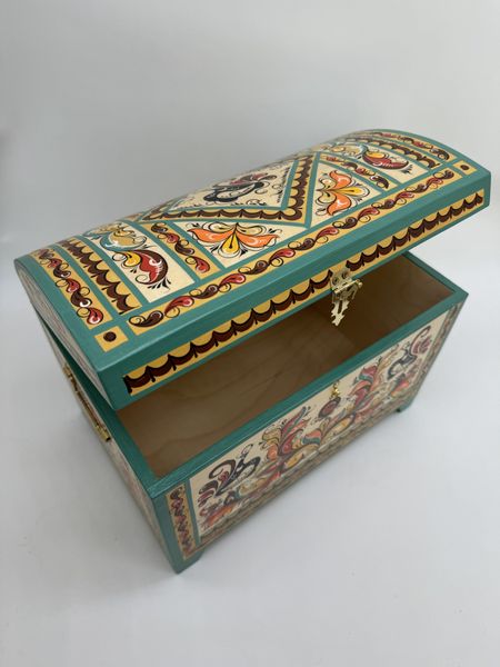 Сундук подарочный с ручной росписью