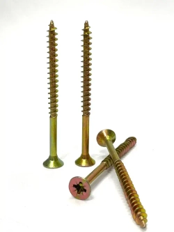 Саморез универсальный желтый цинк 6х80 вес 1 кг